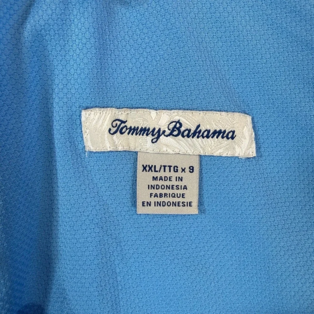 Tommy Bahama Tropical Lined Swim Shorts Men's Size XXL Blue White‎ Swim Trunks